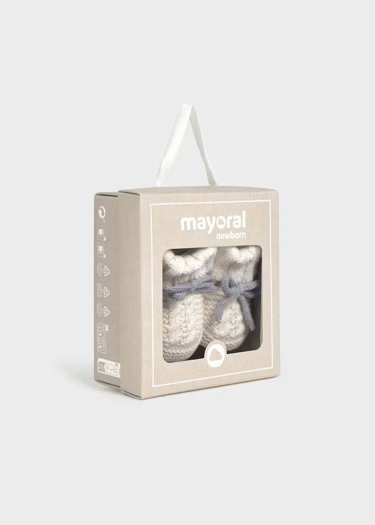 MAYORAL NEWBORN KIDS KNIT BOOTIES