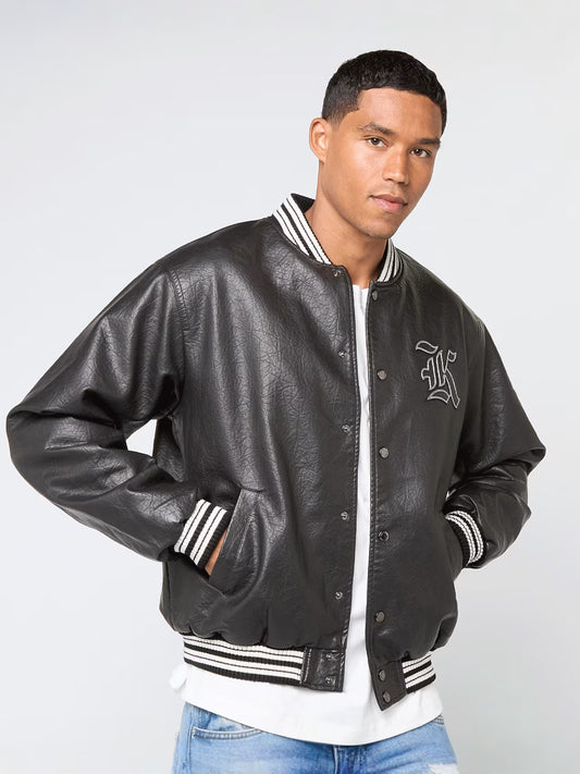 KARL KANI WESTERN PU LEATHER JACKET