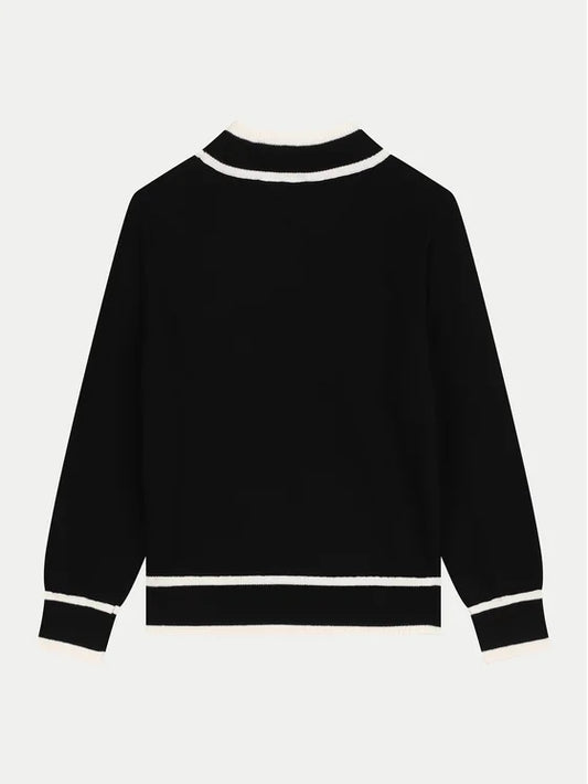KARL LAGERFELD LOGO KNITTED PULLOVER
