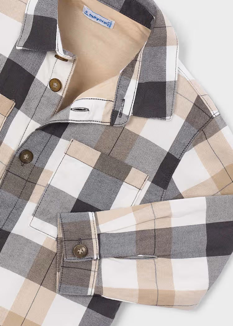 MAYORAL KIDS CHECK OVERSHIRT