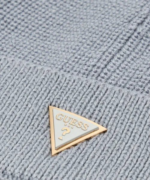 GUESS JEANS TRIANGLE LOGO BEANIE