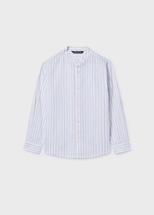 MAYORAL LONG-SLEEVED SHIRT WITH MANDARIN COLLAR