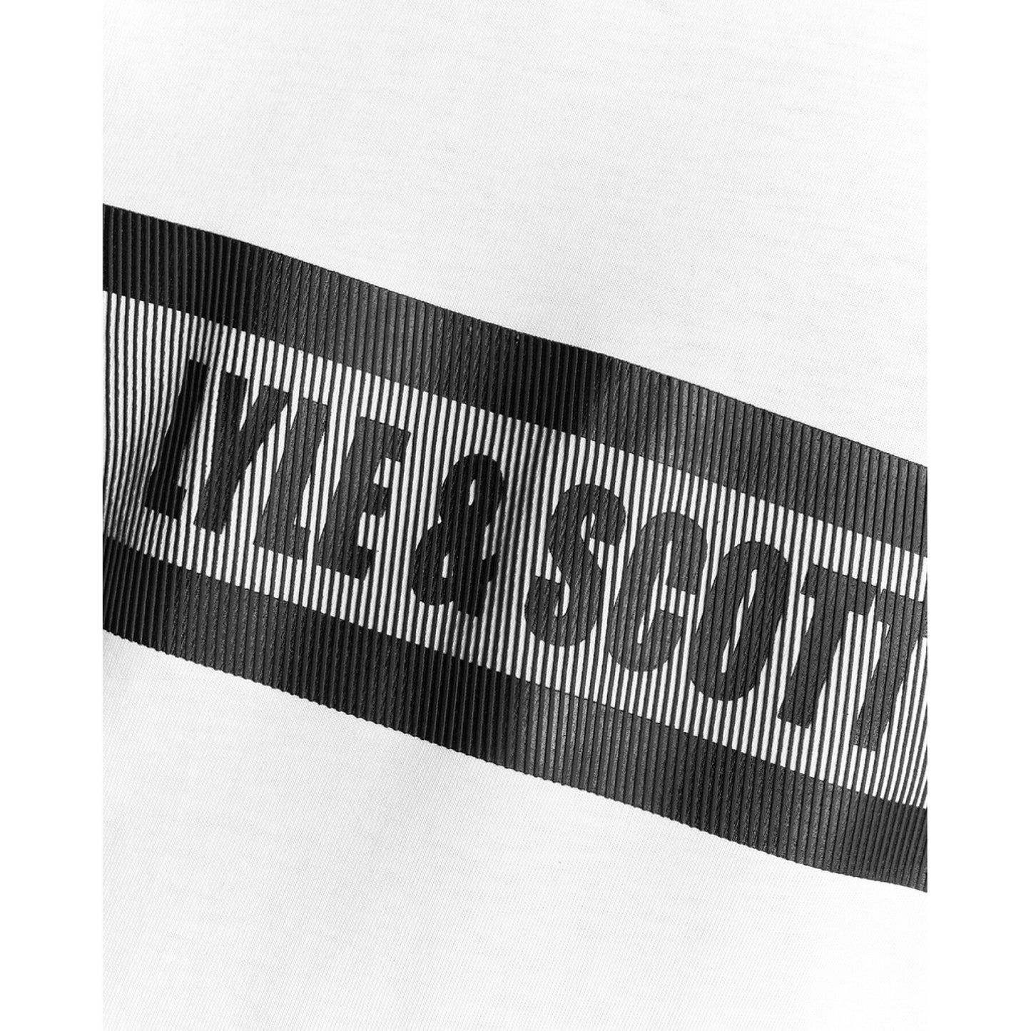 LYLE&SCOTT LOGO STRIPED GRAPHIC T SHIRT