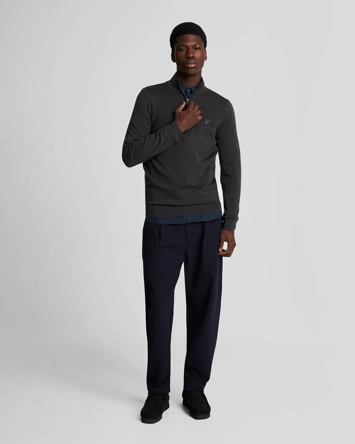 LYLE&SCOTT TONAL EAGLE EASY CARE SHIRT