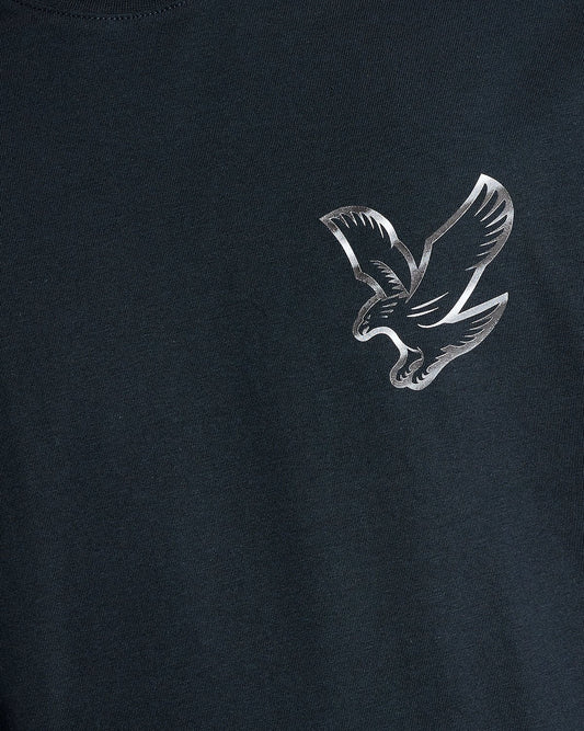 LYLE & SCOTT CHROME EAGLE PLUS SIZE T SHIRT