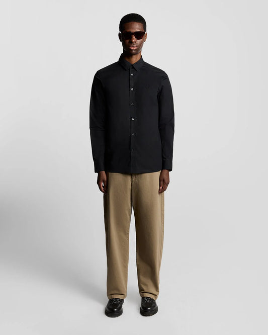 LYLE&SCOTT STRECH FABRIC POPLIN SHIRT