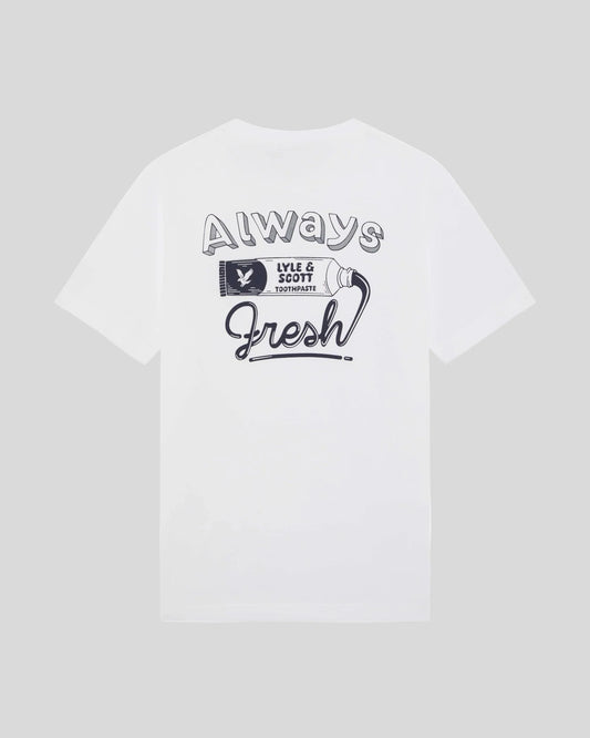 LYLE & SCOTT KIDS TOOTHPASTE GRAPHIC T SHIRT