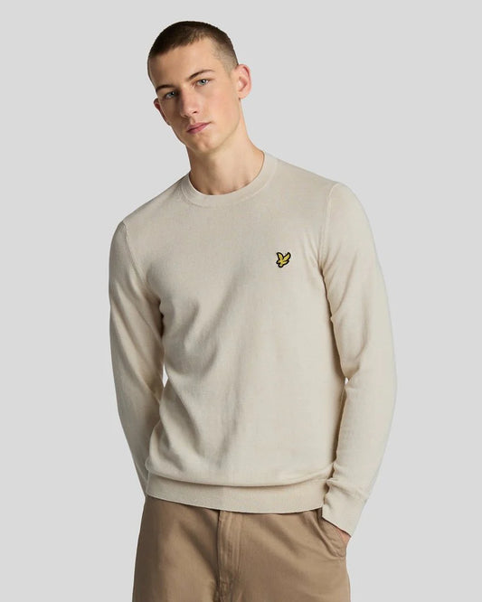 LYLE & SCOTT COTTON MERINO CREW NECK JUMPER