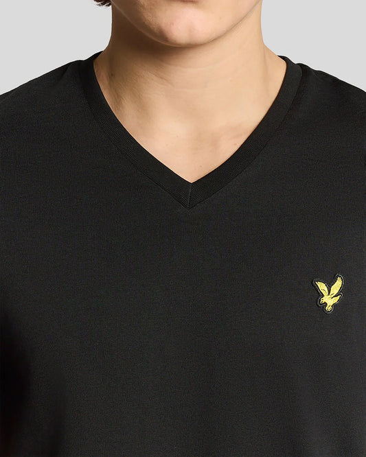 LYLE & SCOTT COTTON V-NECK T-SHIRT