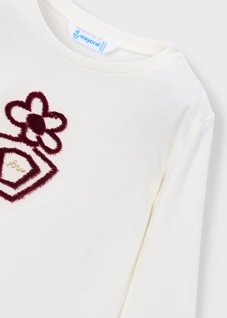 MAYORAL GIRLS FLOWER PRINT T SHIRT