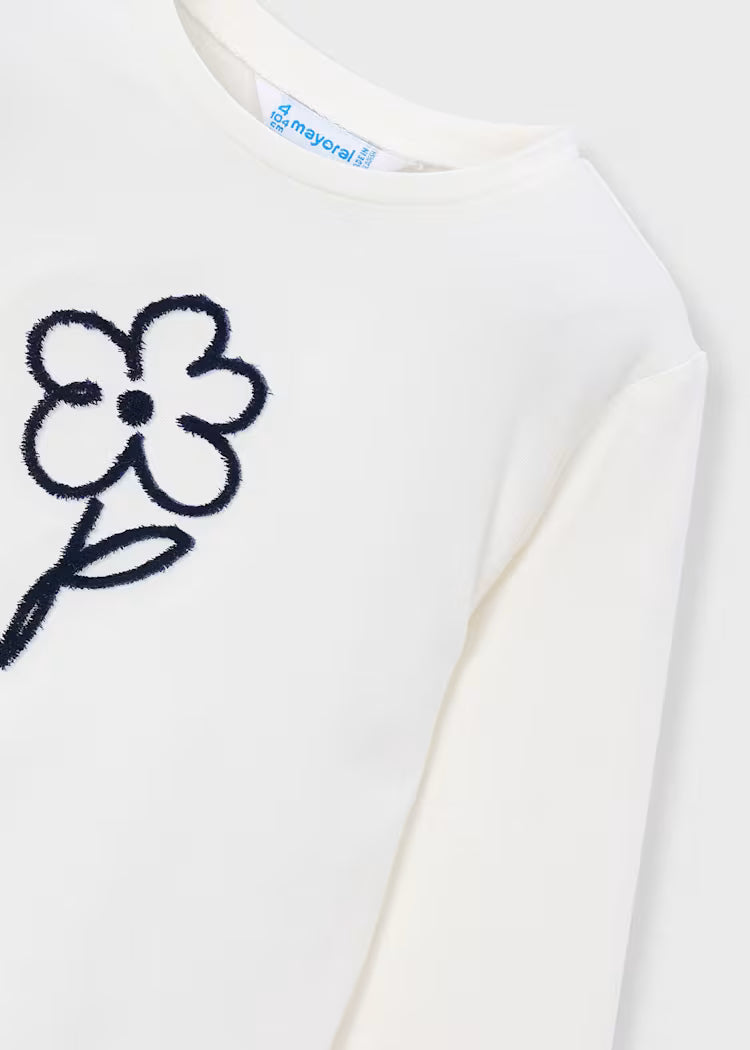 MAYORAL FLOWER PRINT T SHIRT