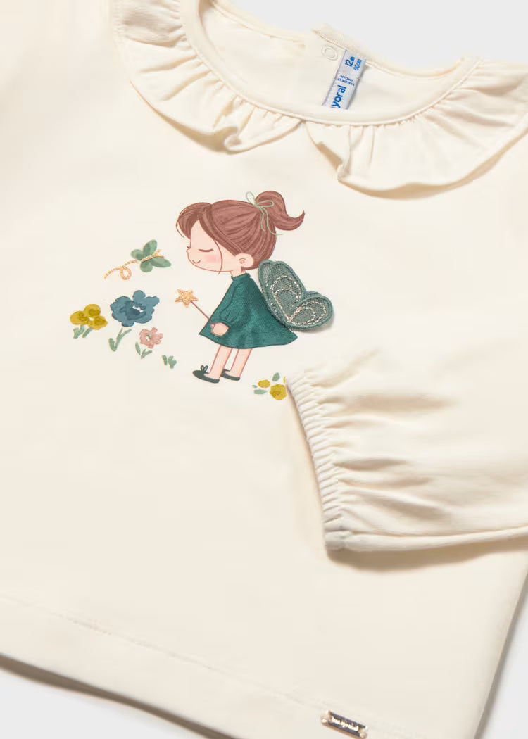 MAYORAL GIRLS FLOWER PRINT T SHIRT