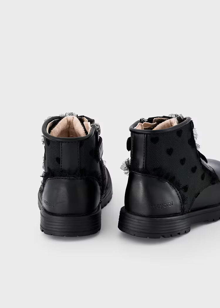 MAYORAL GIRLS PEPLUM BIKER BOOTS