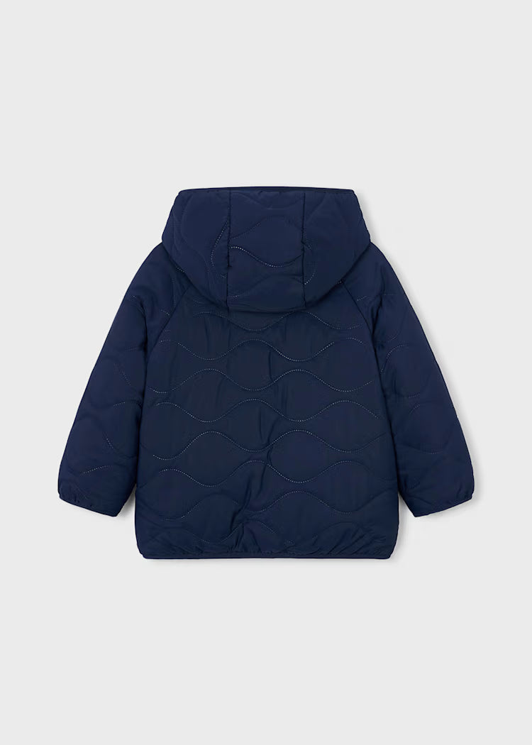 MAYORAL KIDS REVERSIBLE PADDED-FUR JACKET