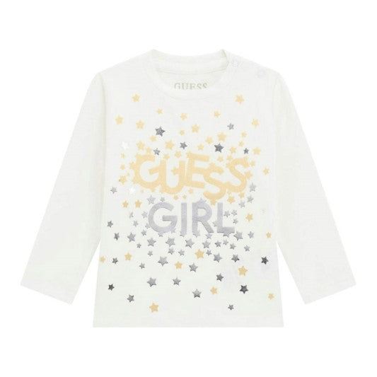 GUESS KIDS LS T SHIRT STARS