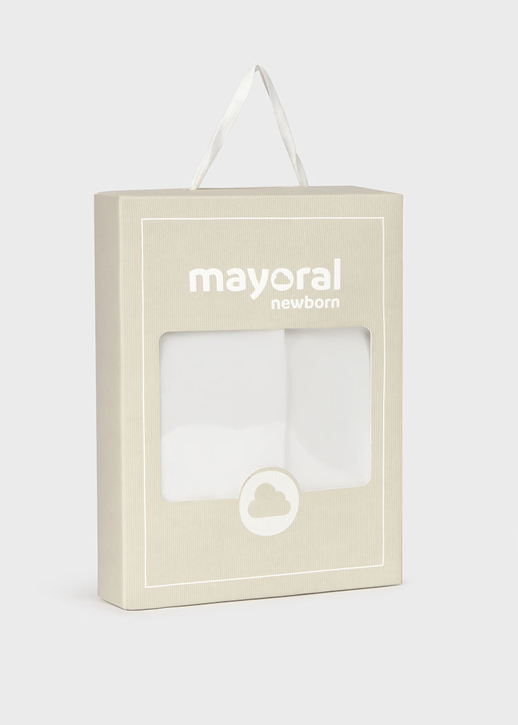 MAYORAL NEWBORN COLLARED BODYSUIT