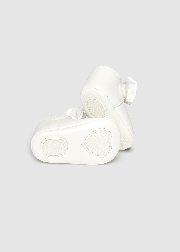 MAYORAL NEWBORN GIRL BOW MARY JANES