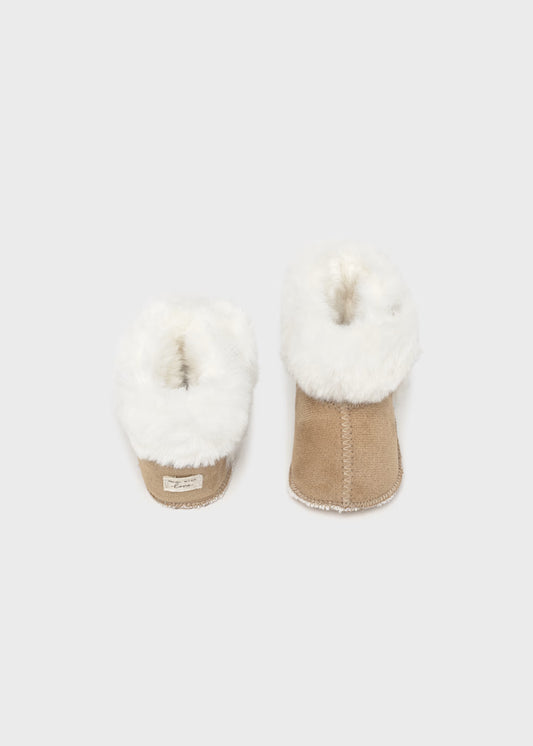 MAYORAL NEWBORN GIRL FUR BOOTS