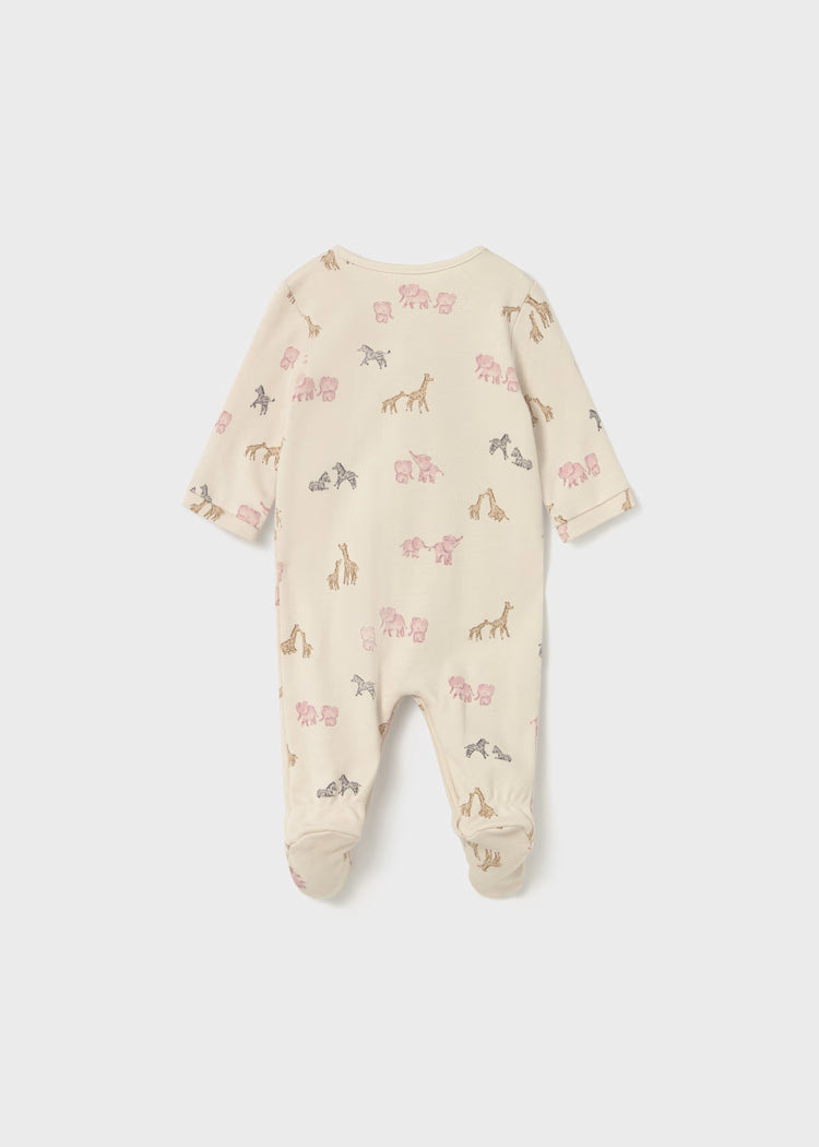 MAYORAL NEWBORN SET 2 ROMPERS WITH FEET