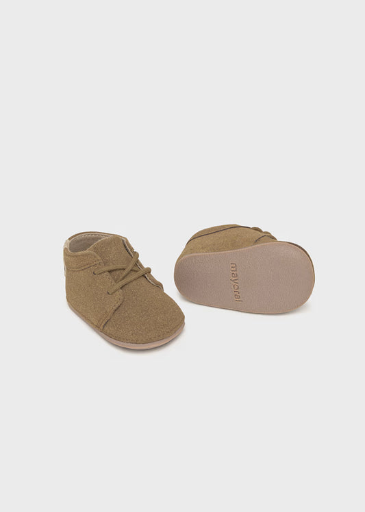 MAYORAL NEWBORN SUEDE BOOTS