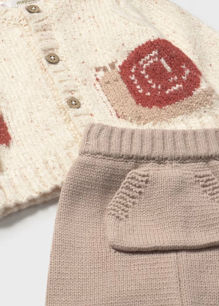 MAYORAL NEWBORN UNISEX SNAIL SET 3 PIECES