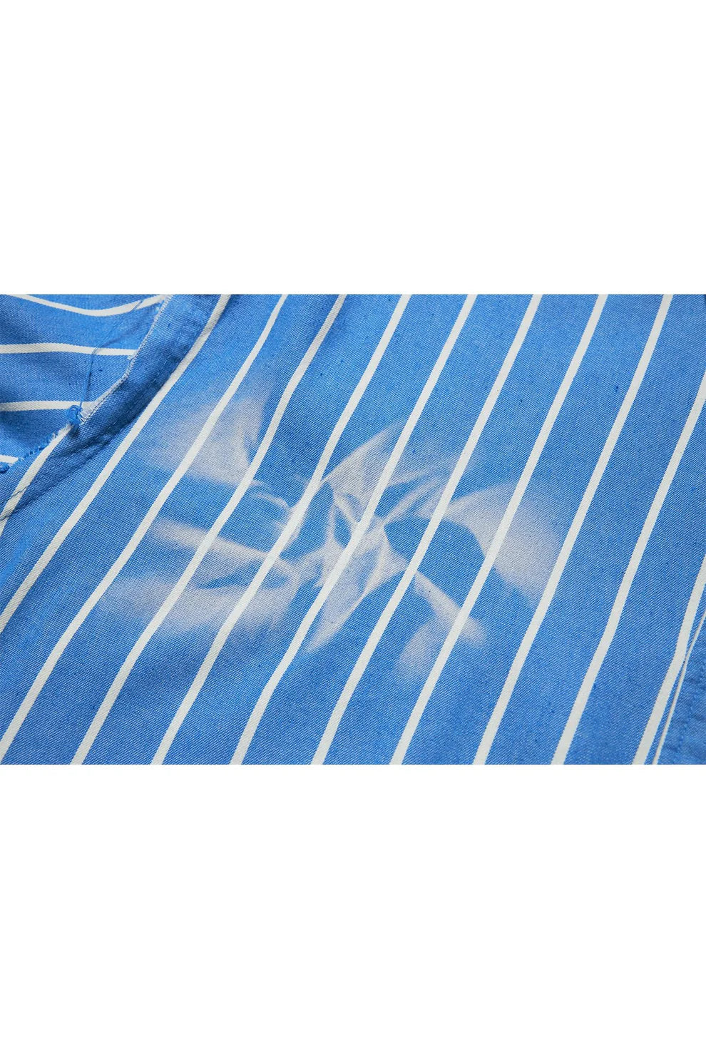ACUPUNCTURE FASHION PAINTER OVERZISED STRIPE SHIRT