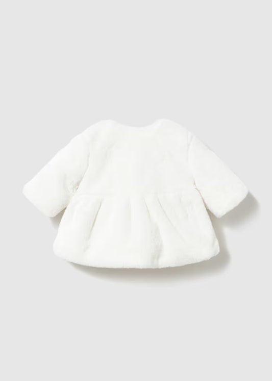 MAYORAL BABY GIRLS FUR COAT