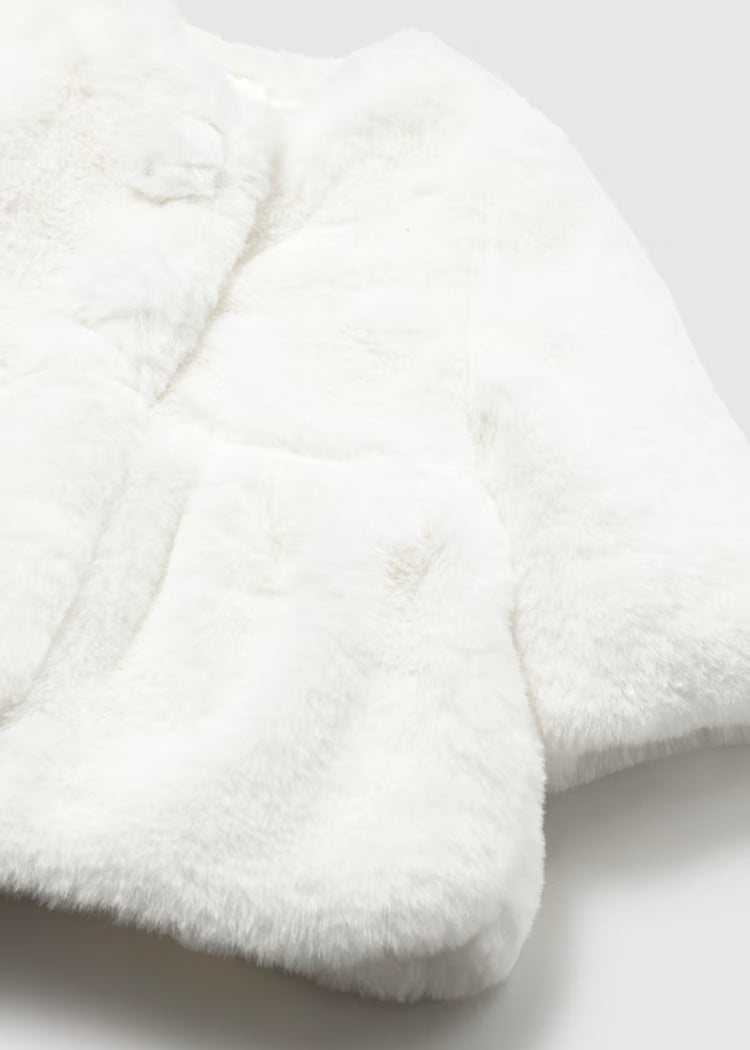 MAYORAL BABY GIRLS FUR COAT