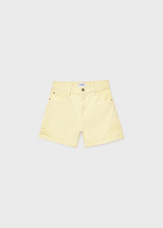 MAYORAL GIRLS FLOWER SHORT PANTS