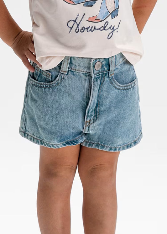 _MAYORAL GIRLS BASIC JEAN SHORT