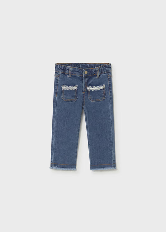 MAYORAL GIRLS DENIM PANTS