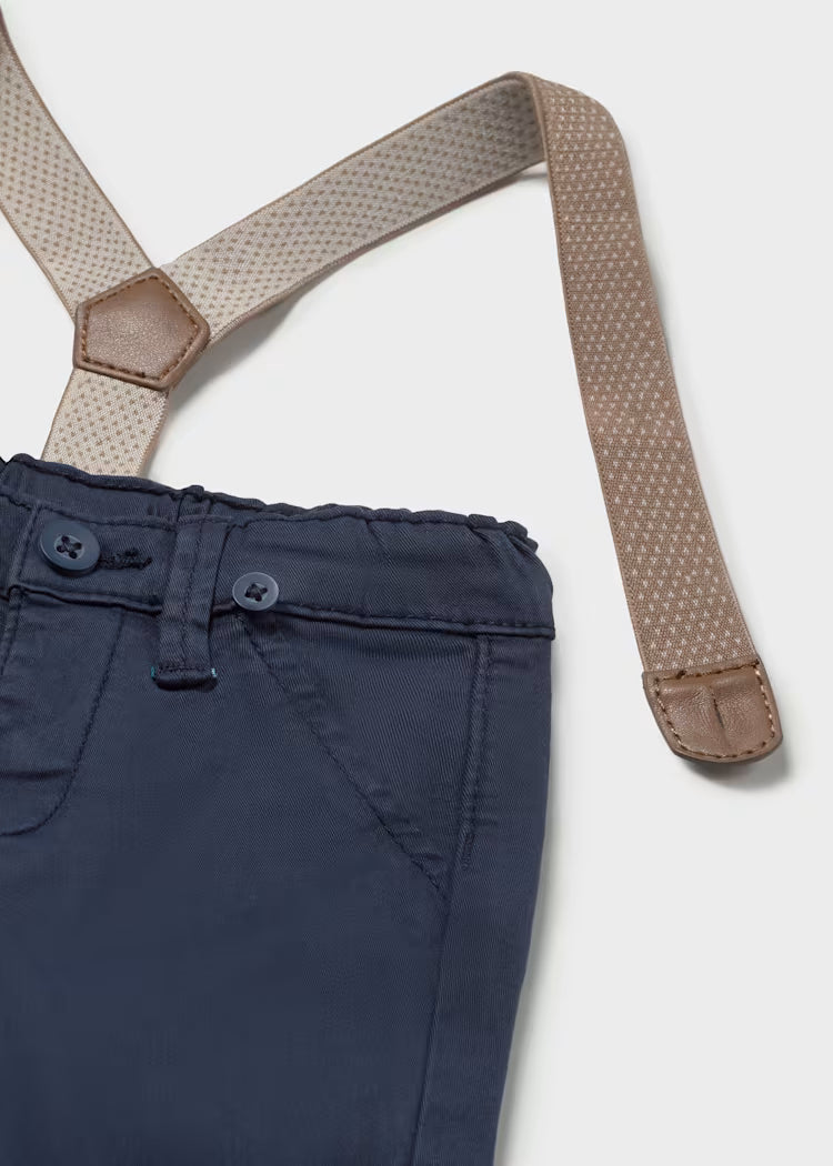 MAYORAL KIDS SUSPENDERS PANTS