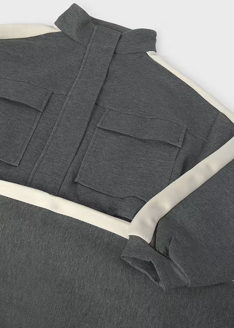 MAYORAL KIDS INTERLOCK BANDS TRACKSUIT