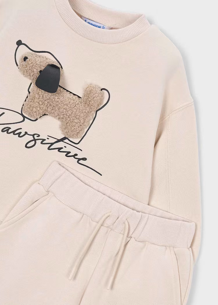 MAYORAL DOG APPLIQUE TRACKSUIT