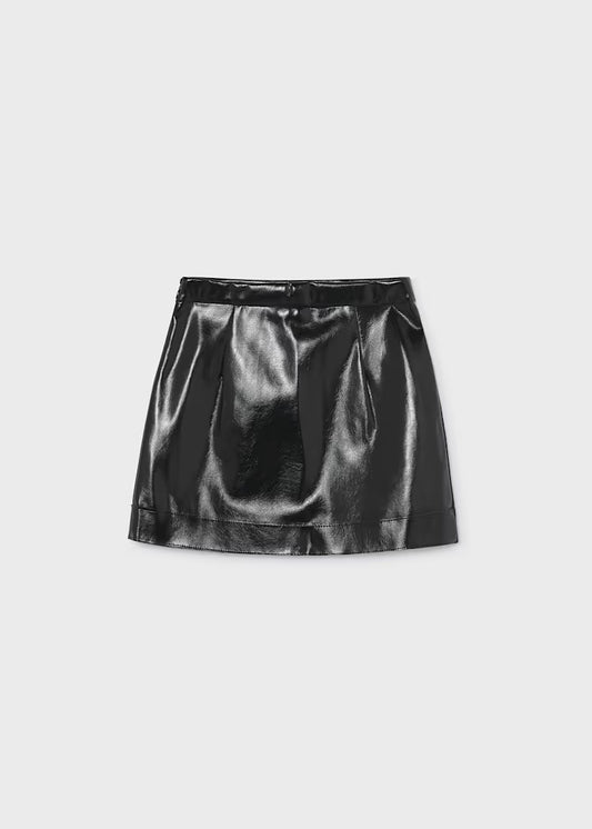 MAYORAL GIRLS PU LEATHER SKIRT