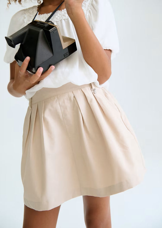 MAYORAL GIRLS SKORT WITH PLLEADS