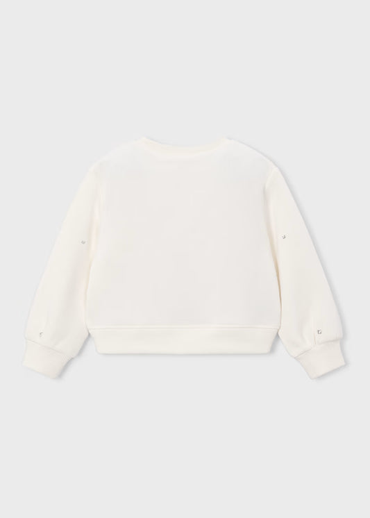 MAYORAL GIRLS PEARLS SWEATSHIRT