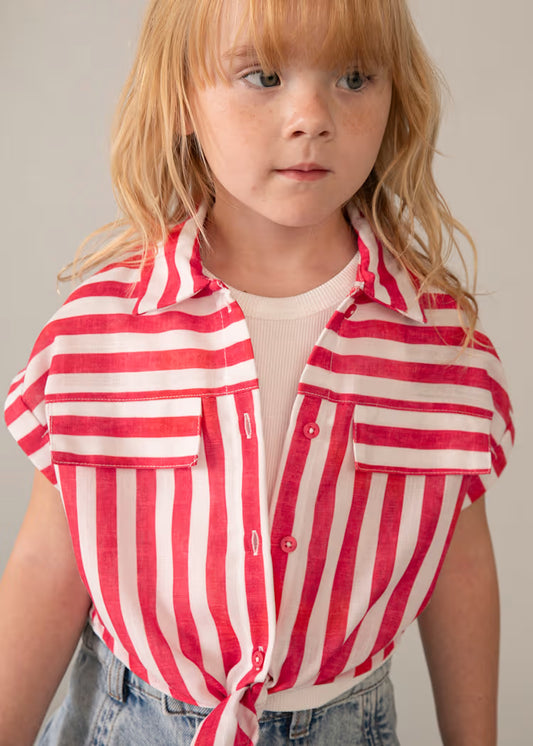 MAYORAL 2 PIECES STRIPE BLOUSE SET