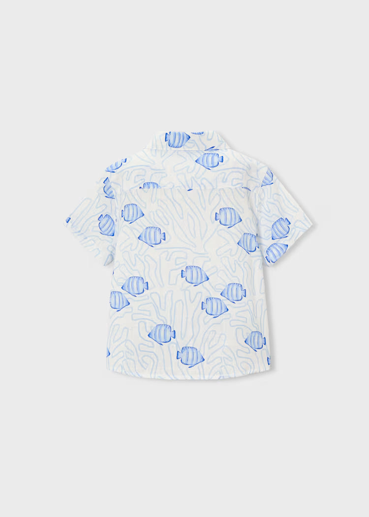 MAYORAL S/S STAMPED SHIRT