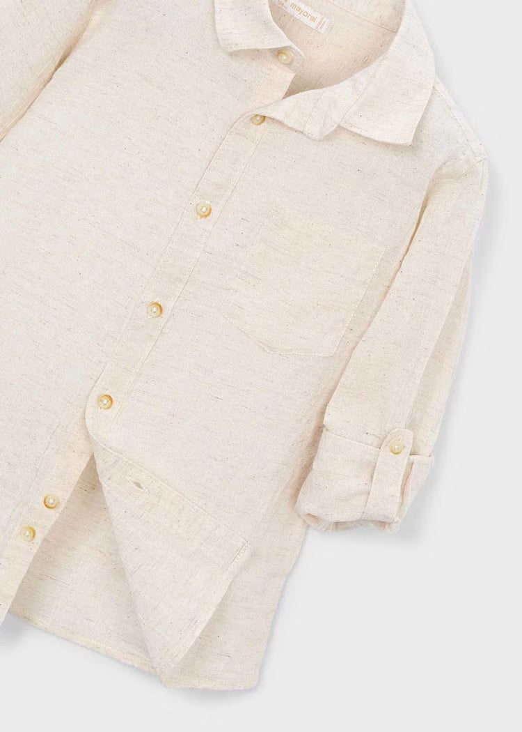 MAYORAL BOYS COTTON LINEN SHIRT