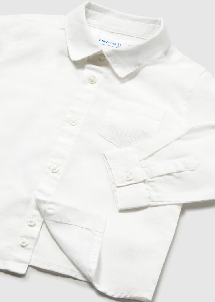 MAYORAL COTTON LINEN LS SHIRT