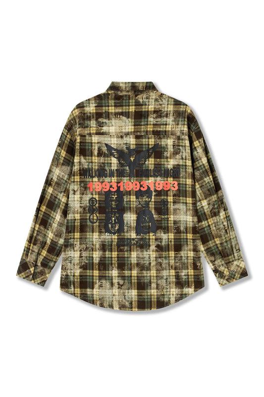 ACUPUNCTURE FASHION CHECK PUNKER SHIRT