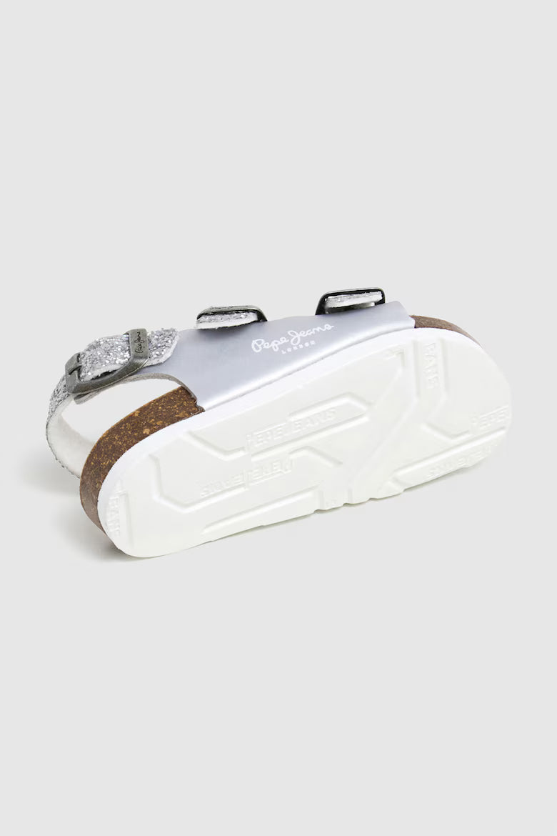 PEPE JEANS KIDS OBAN STARS LEATHER SANDALS