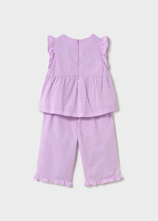 MAYORAL RUFFLED TROUSERS SET BABY