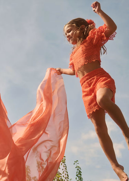 _ABEL & LULA CROCHET SHORT SET