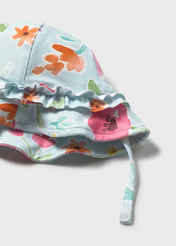 MAYORAL NEWBORN SWIMWEAR AND HAT SET