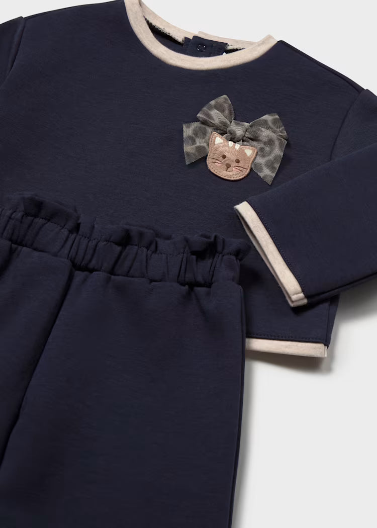MAYORAL BABY PANTS AND SWEATER SET
