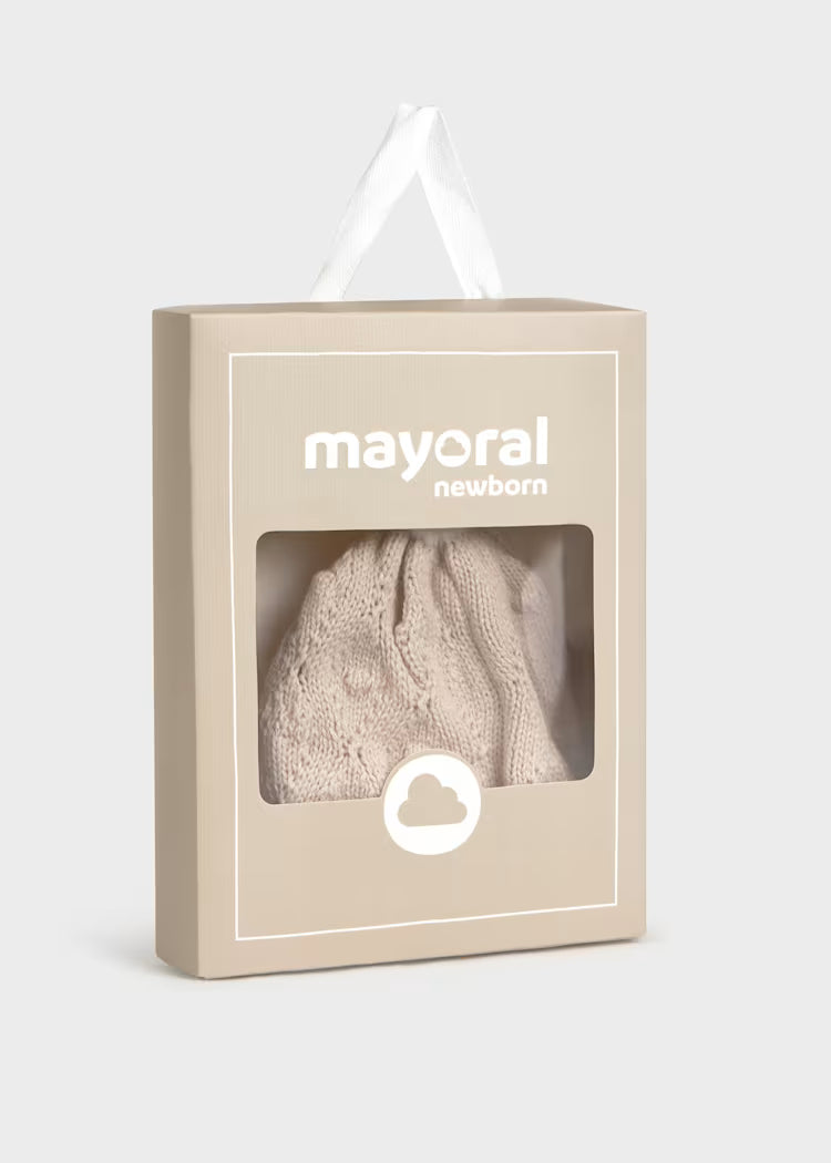 MAYORAL BABIES HAT & MITTENS SET