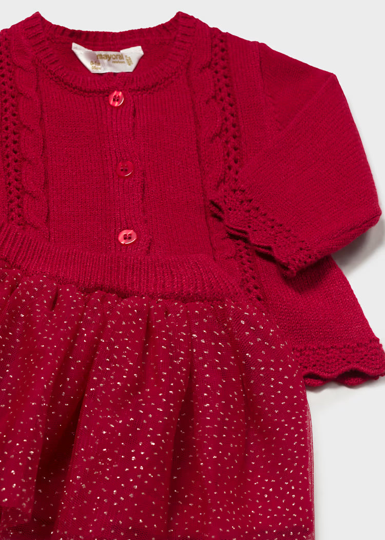 MAYORAL GIRLS SET KNIITED TULLE SKIRT