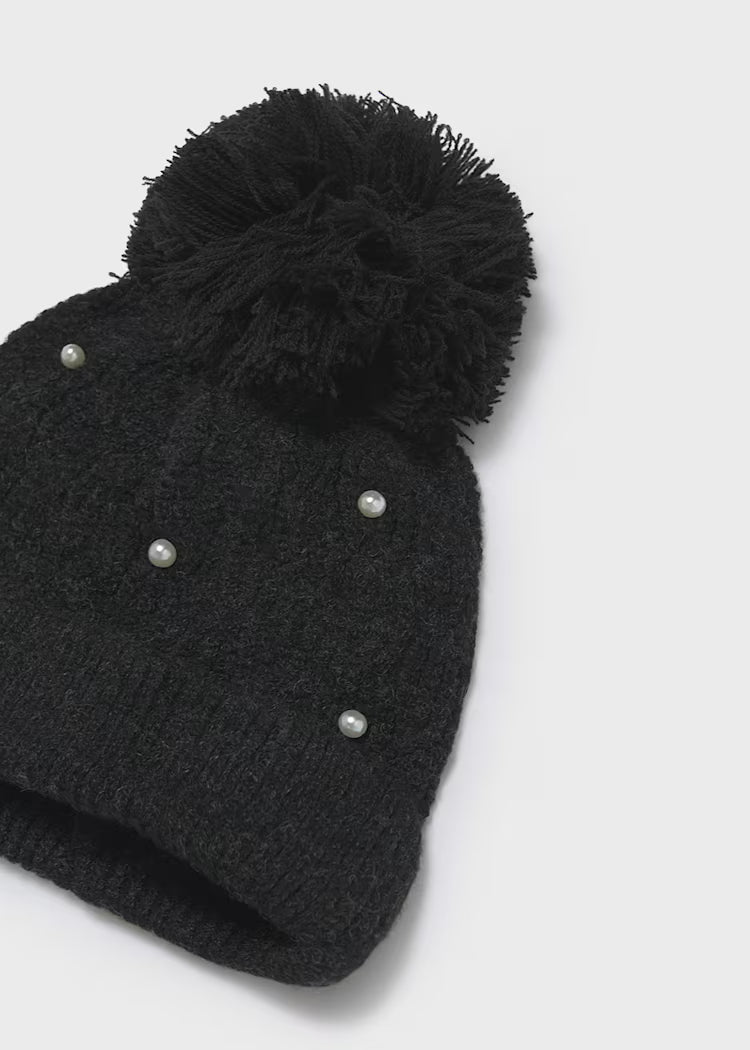 MAYORAL GIRLS KNITTED PEARLS BEANIE